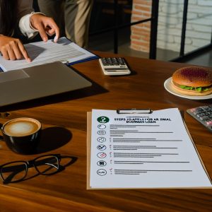 Steps to apply for a small business loan.