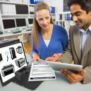How to apply for equipment financing.