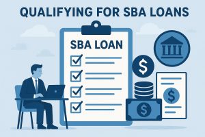 The process of qualifying for SBA loans.