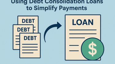 Using debt consolidation loans to simplify payments.