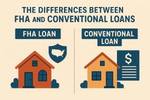 The differences between FHA and conventional loans.