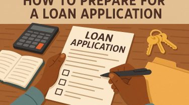 How to prepare for a loan application.