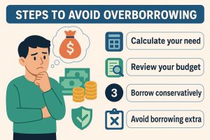 Steps to avoid overborrowing.