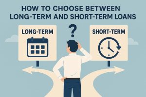 How to choose between long-term and short-term loans.