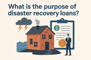 What is the purpose of disaster recovery loans?
