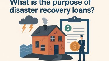 What is the purpose of disaster recovery loans?