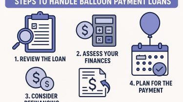 Steps to handle balloon payment loans.