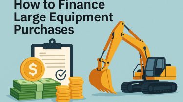 How to finance large equipment purchases.