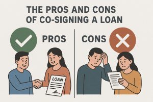 The pros and cons of co-signing a loan.