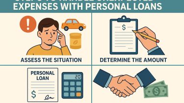 Steps to handle unexpected expenses with personal loans.